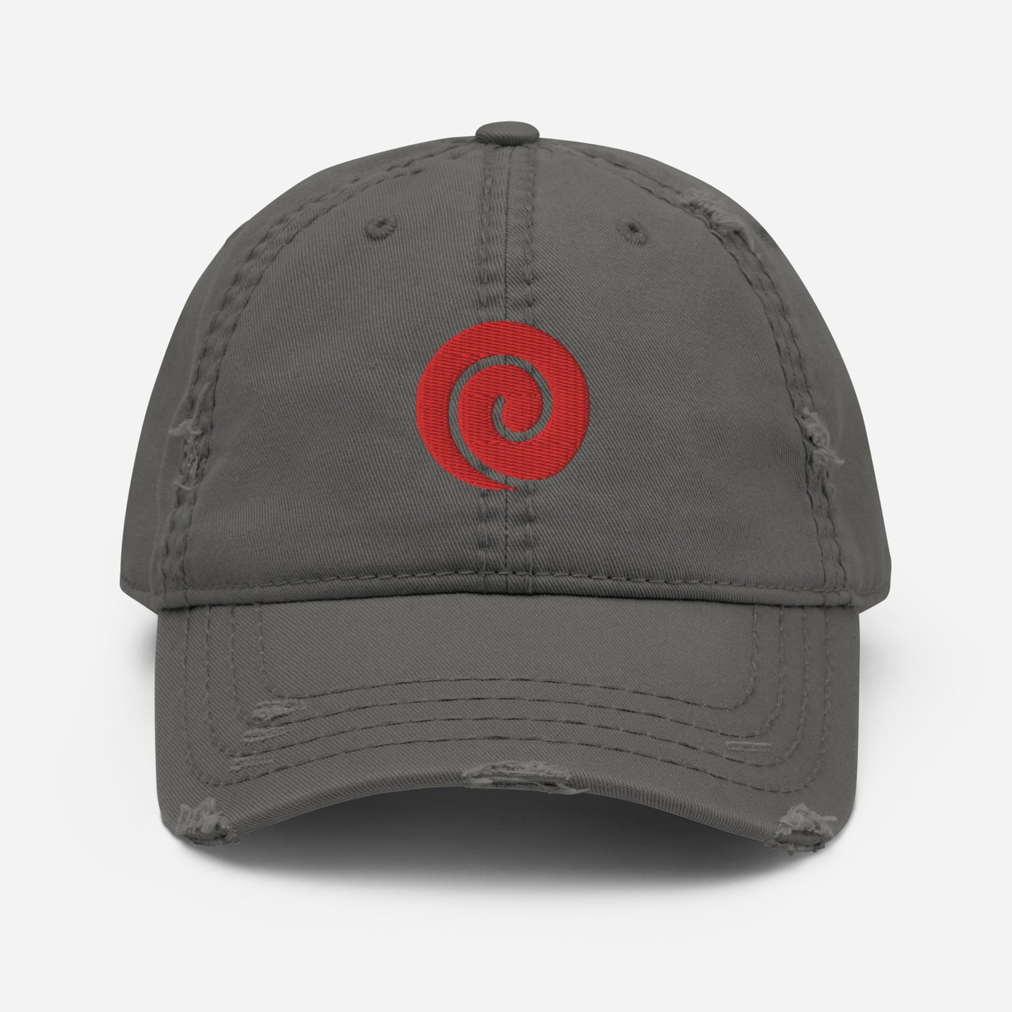 Swirly Cake Distressed Dad Hat