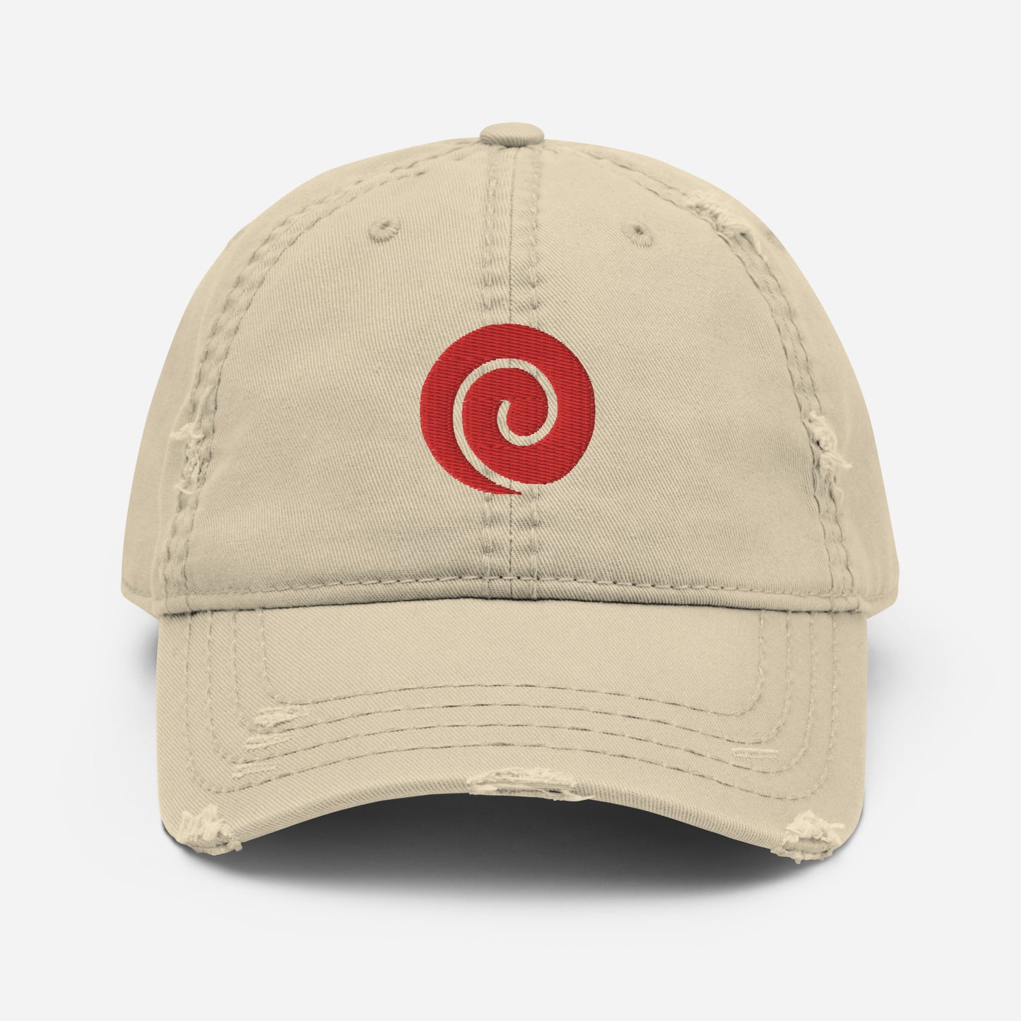 Swirly Cake Distressed Dad Hat