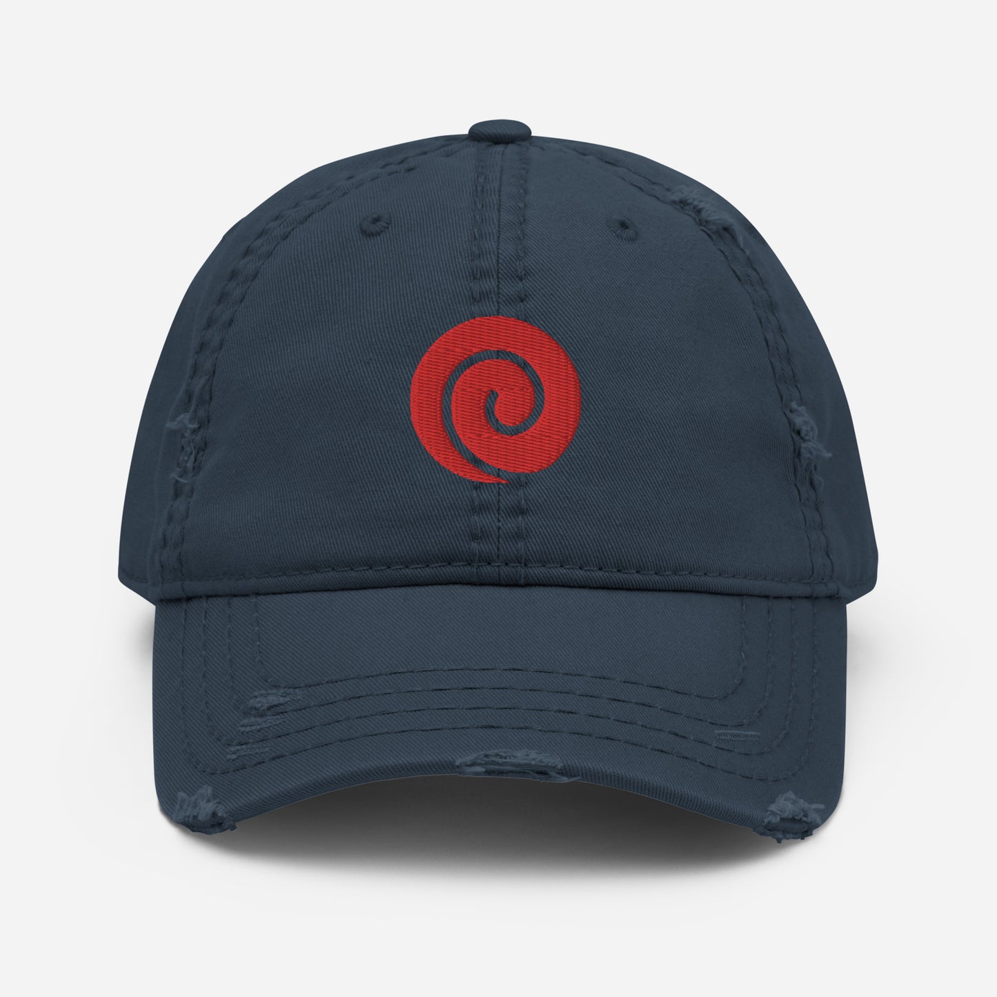 Swirly Cake Distressed Dad Hat