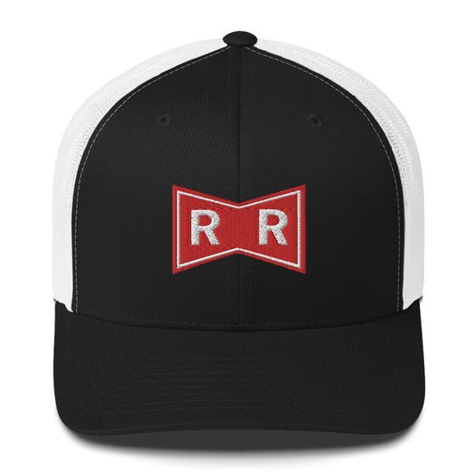 Red Ribbon Trucker Cap