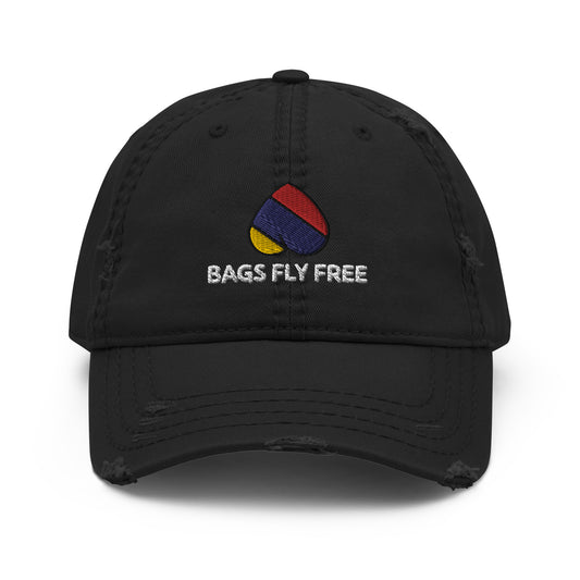 Bags fly free Distressed Dad Hat