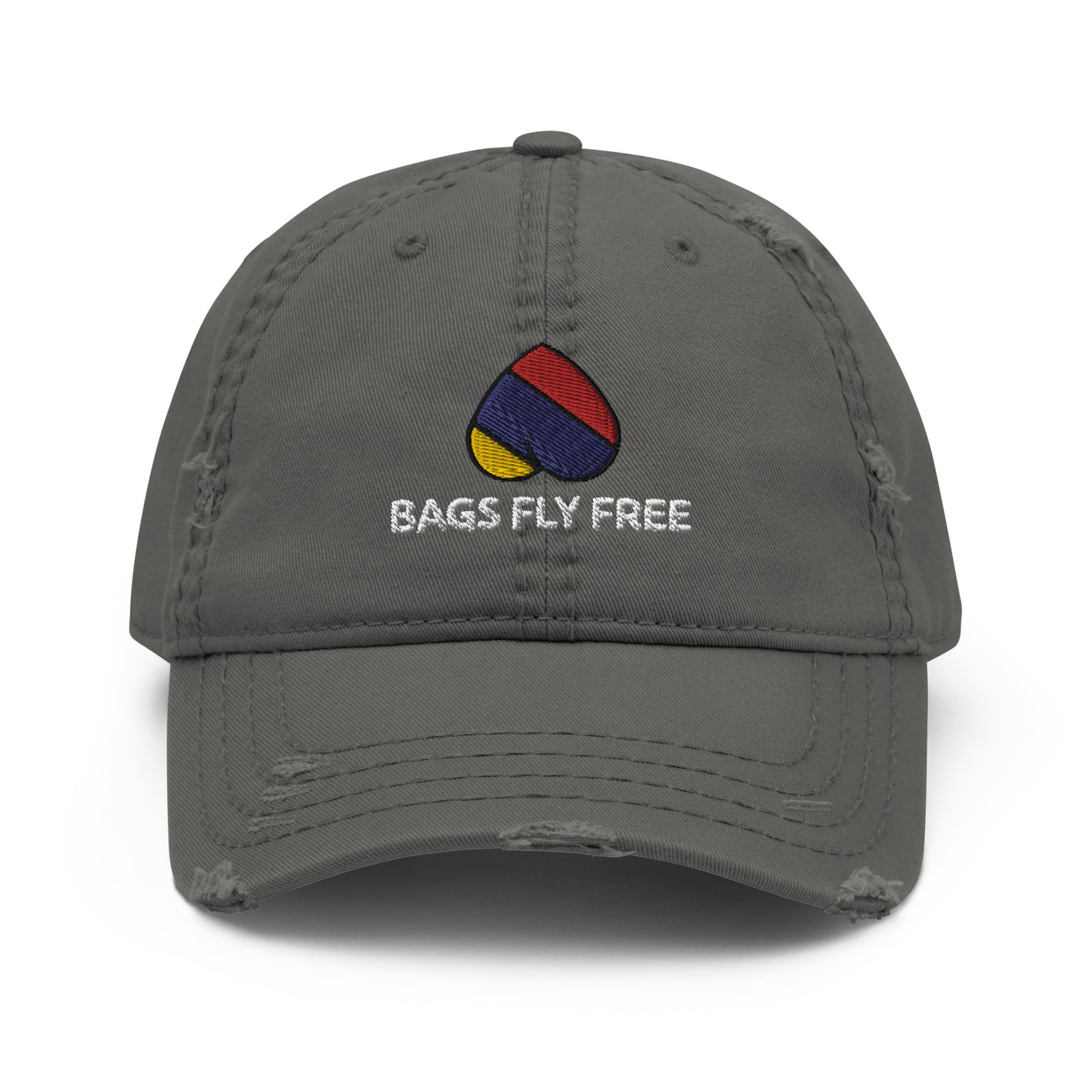 Bags fly free Distressed Dad Hat