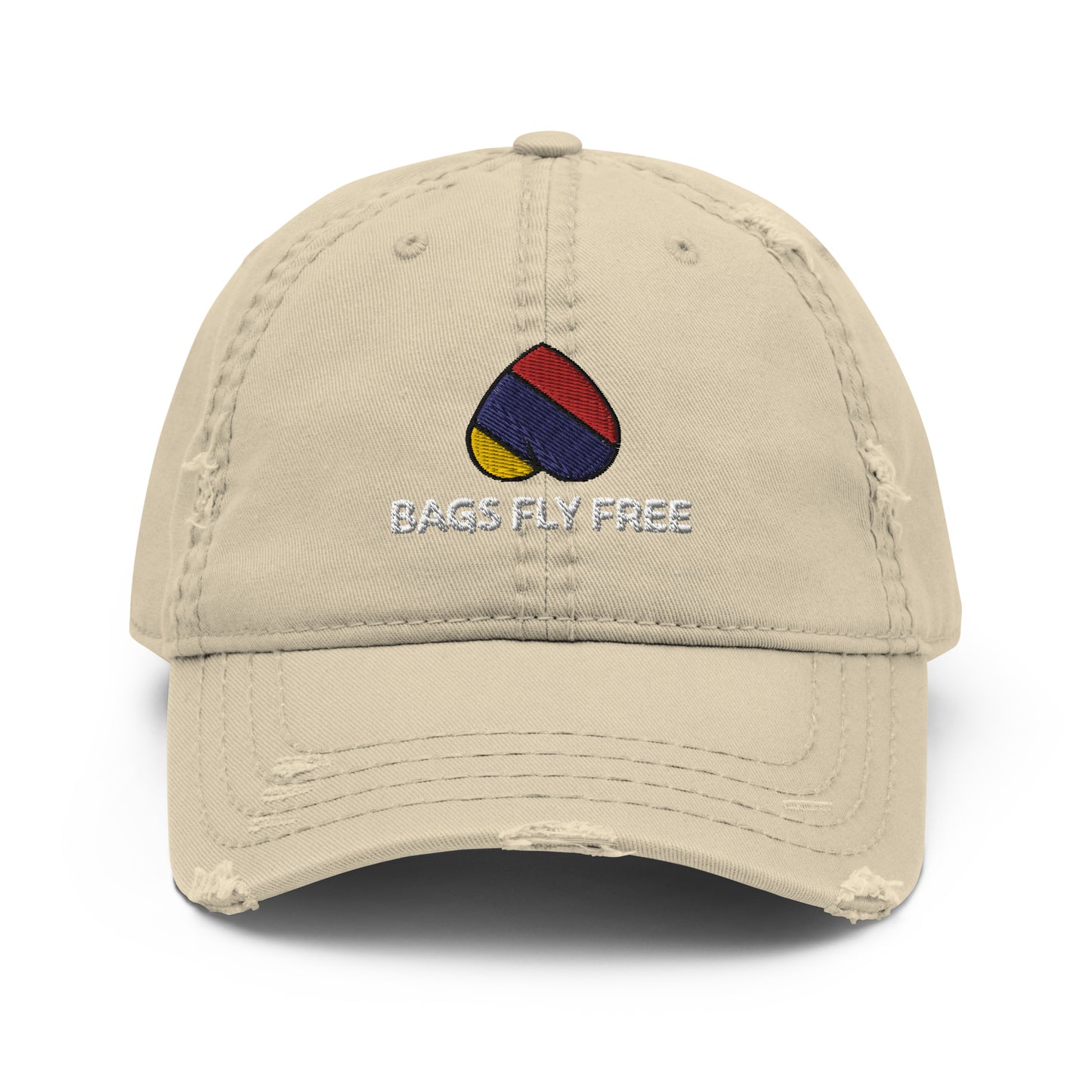 Bags fly free Distressed Dad Hat