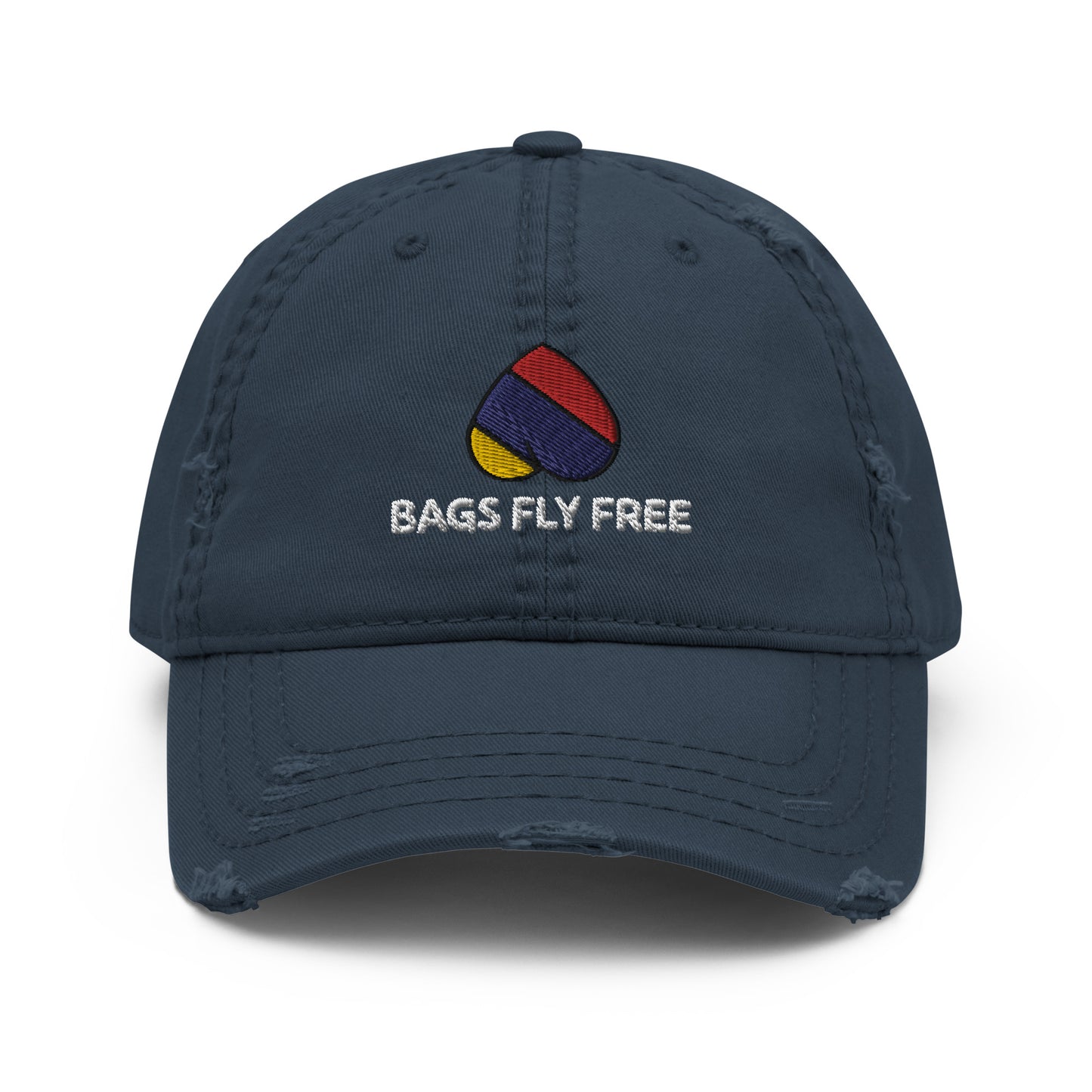 Bags fly free Distressed Dad Hat