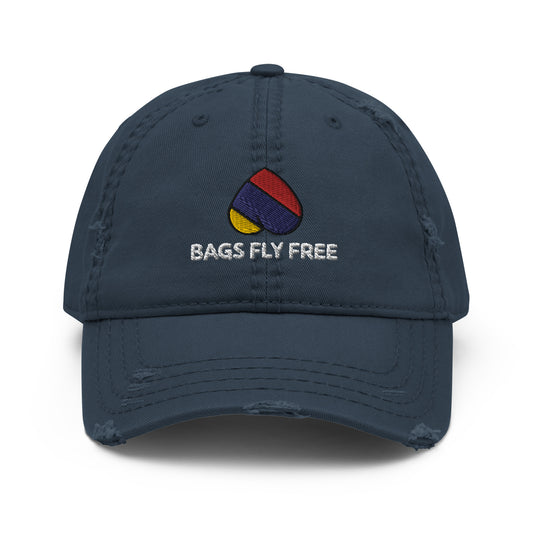 Bags fly free Distressed Dad Hat